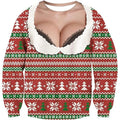 Fur Bra Christmas Jumper