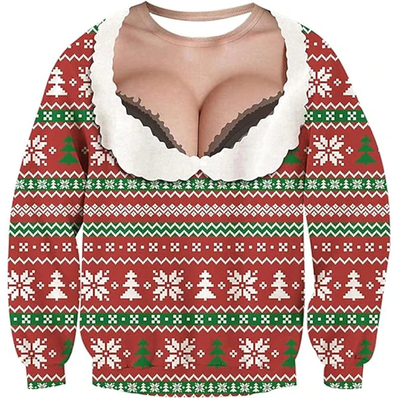 Fur Bra Christmas Jumper