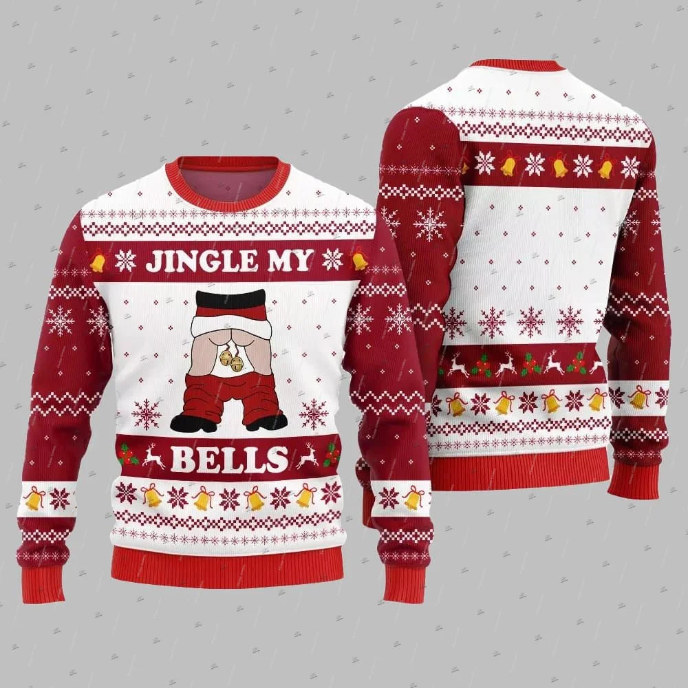 Jingle My Bells Red Christmas Jumper