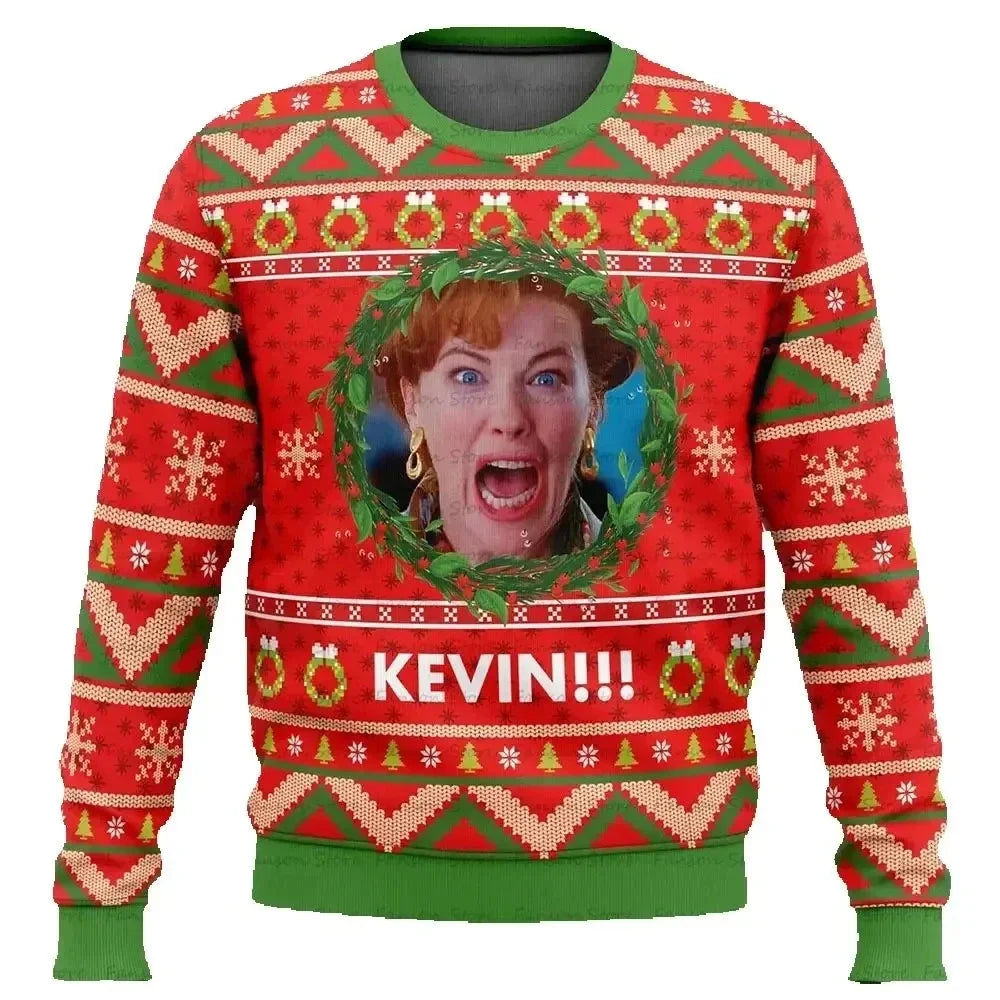 Kevin Scream Red Christmas Jumper