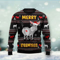 Merry Kissmyass Donkey Christmas Jumper