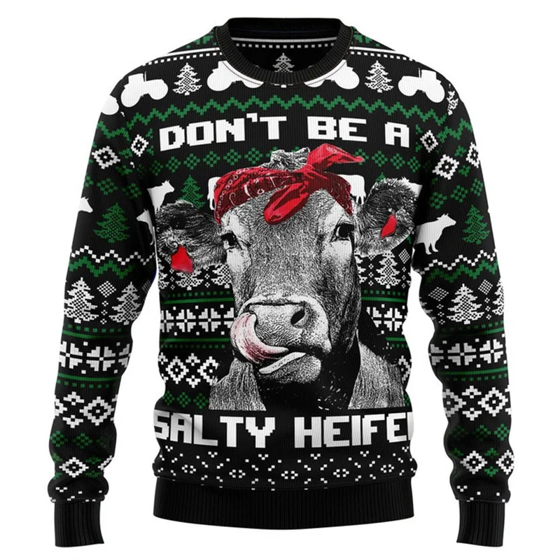 Salty Heifer Christmas Jumper