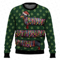 Dachshund Fairy Lights Christmas Jumper