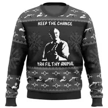 Keep The Change Grey Christmas Jumper